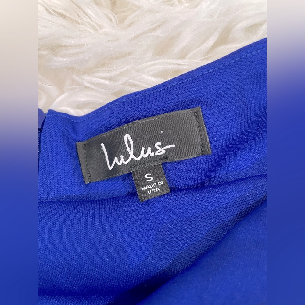 Lulus Cobalt Blue Strapless Bodycon Dress (S) - NWT - Picture 11 of 12
